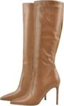 Women's Pointed Toe Under the Knee High Boots Stiletto High Heels